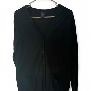 GAP Women's Classic Black Cardigan